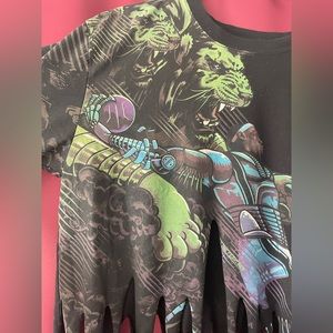 vintage NIKE/boho shirt/crop top